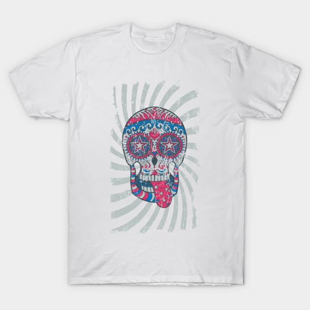 Funny Sugar Skull T-Shirt by NiceIO